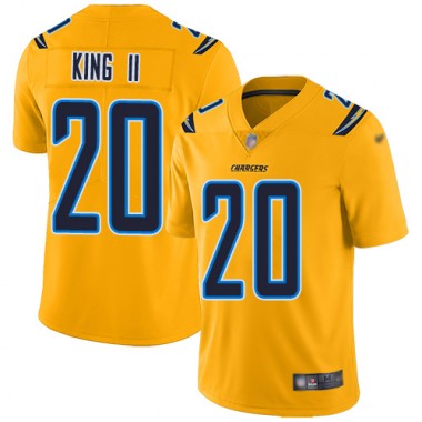 Los Angeles Chargers NFL Football Desmond King Gold Jersey Youth Limited  #20 Inverted Legend->women nfl jersey->Women Jersey